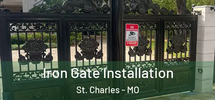 Iron Gate Installation St. Charles - MO
