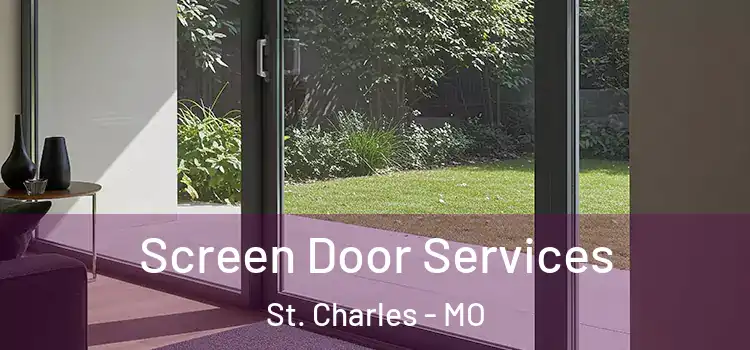 Screen Door Services St. Charles - MO